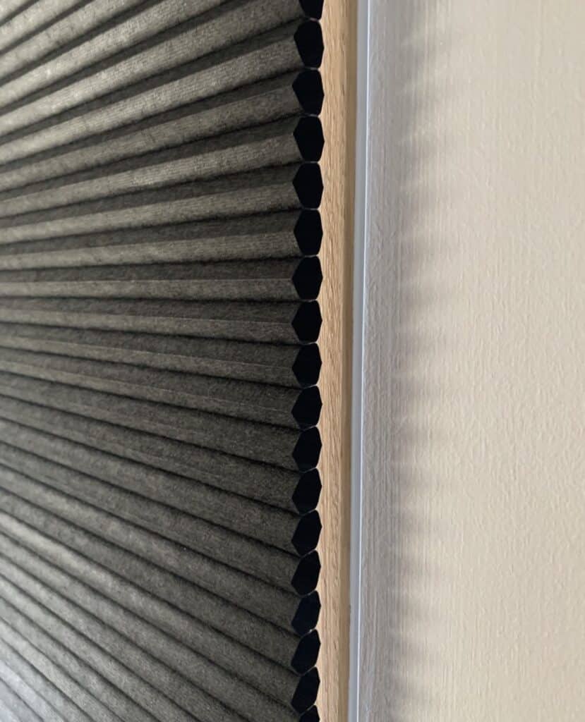 Energy efficient home design is only improved when using cellular honeycomb blinds which trap the air