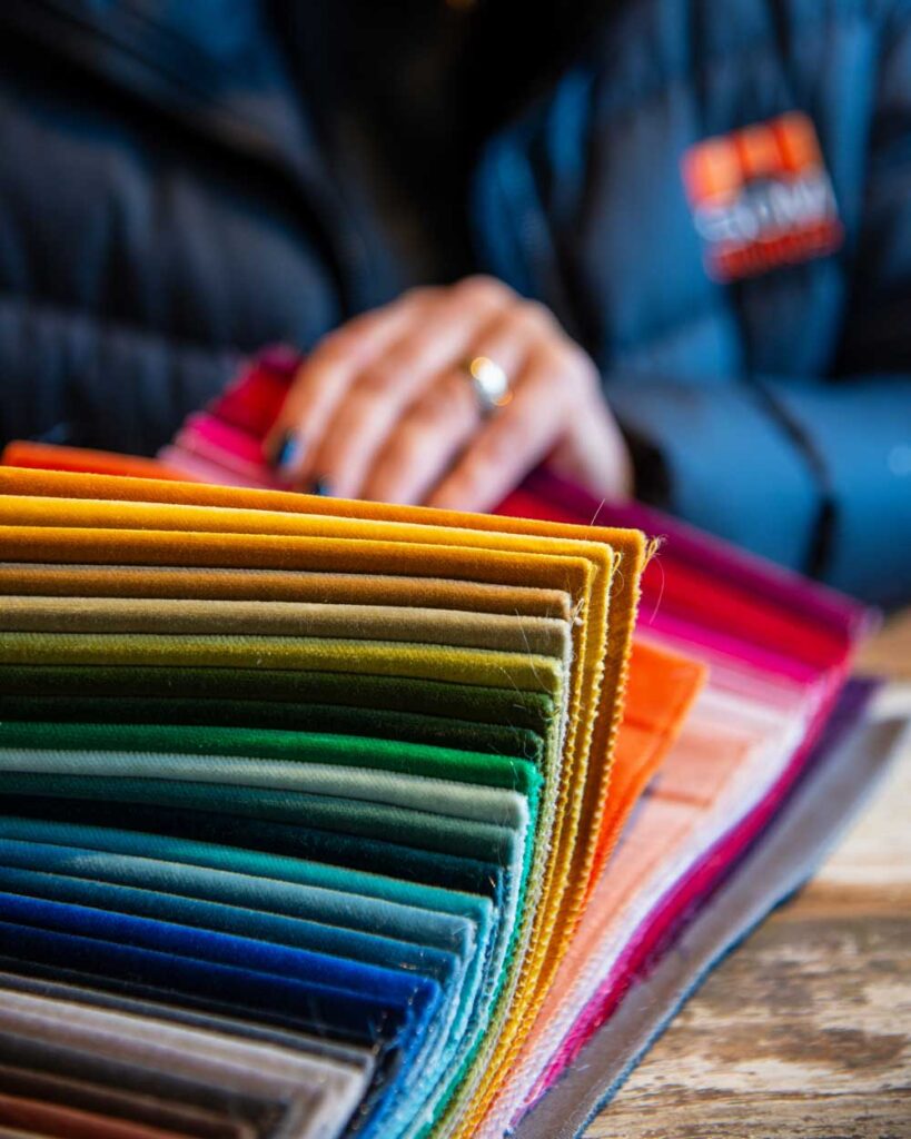 vivid colours and vibrant patterns